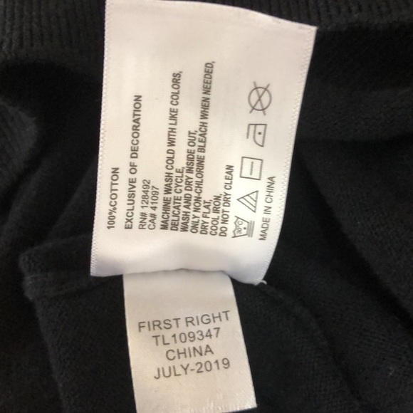 GREG NORMAN Black Long Sleeve Sweater Men Size XL - Picture 7 of 12